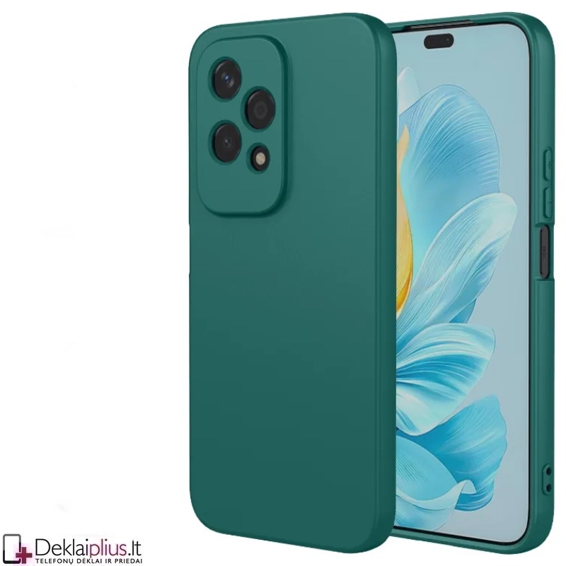 Liquid Air silikoninis žalias dėklas - su kameros apsauga (Huawei Honor 200 Lite) Liquid Air silikoninis žalias dėklas - su kameros apsauga (Huawei Honor 200 Lite)
